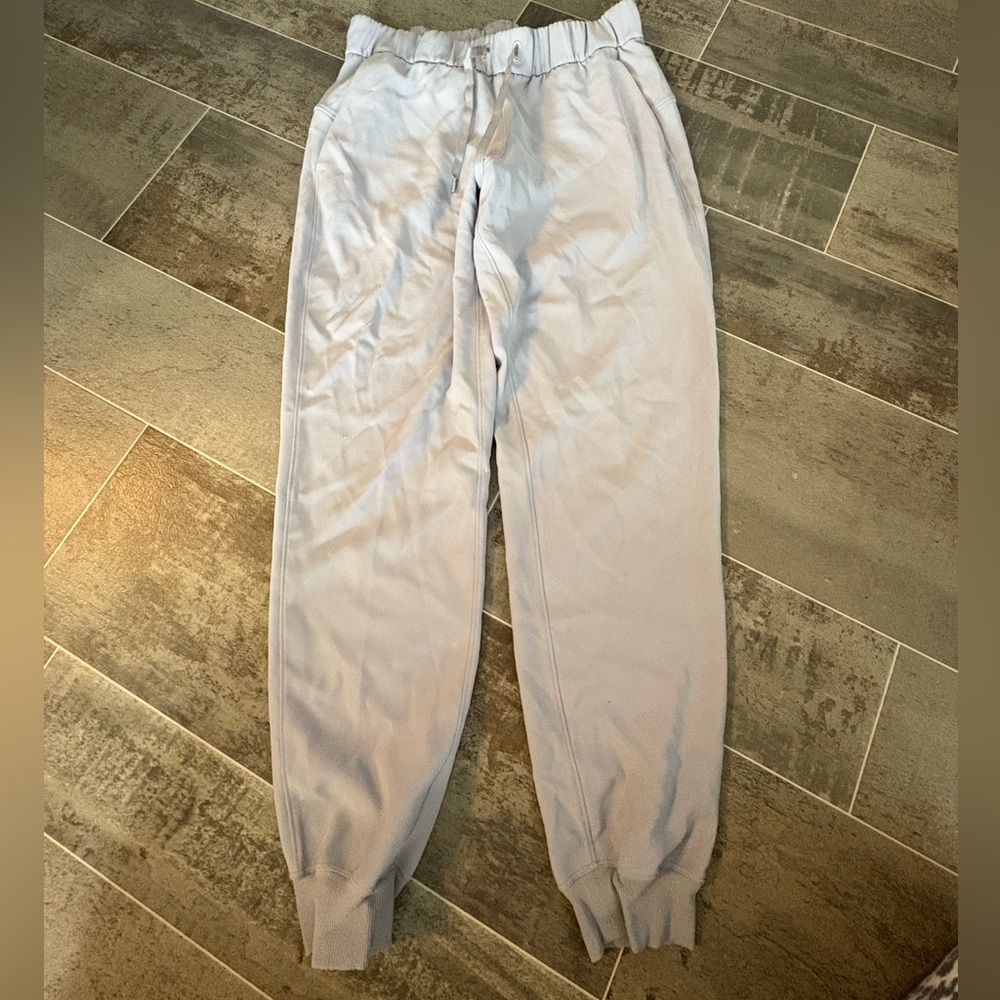 lululemon athletica Light Gray Track Joggers